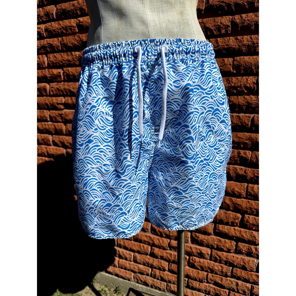 Banana boat swim trunks blue and white men's extra large UPF 50+